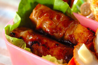 厚揚げの肉巻き