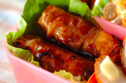 厚揚げの肉巻き