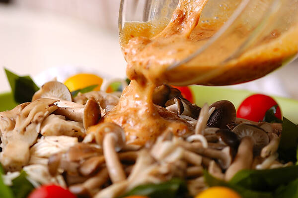 納豆ドレッシング・サラダの作り方の手順8