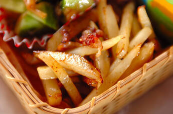 ジャガイモの山椒炒め