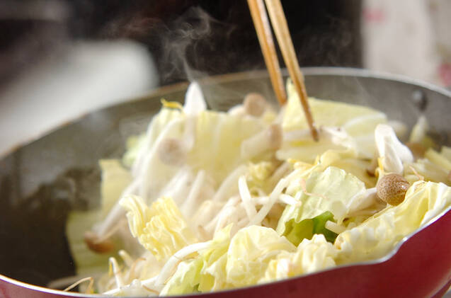野菜とカルビの炒め丼の作り方の手順9