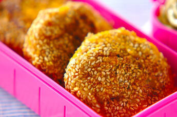 カボチャのゴマ焼き