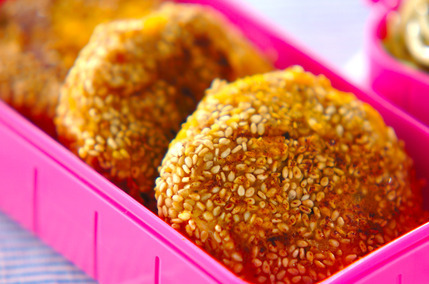 カボチャのゴマ焼き