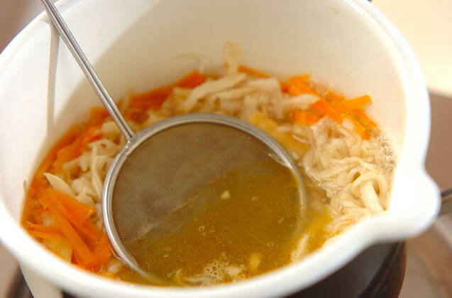 切干し大根と油揚げの煮物の作り方の手順5