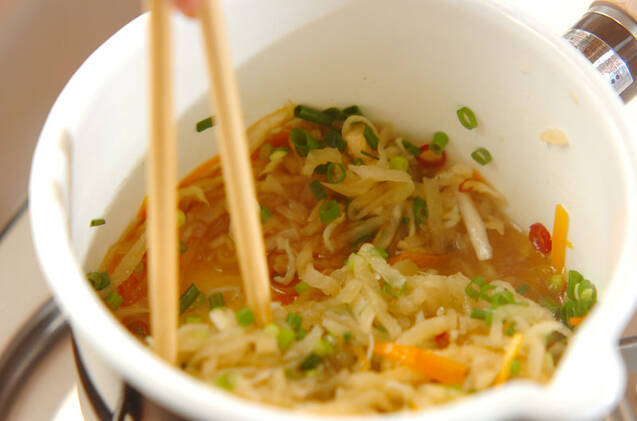 切干し大根と油揚げの煮物の作り方の手順6