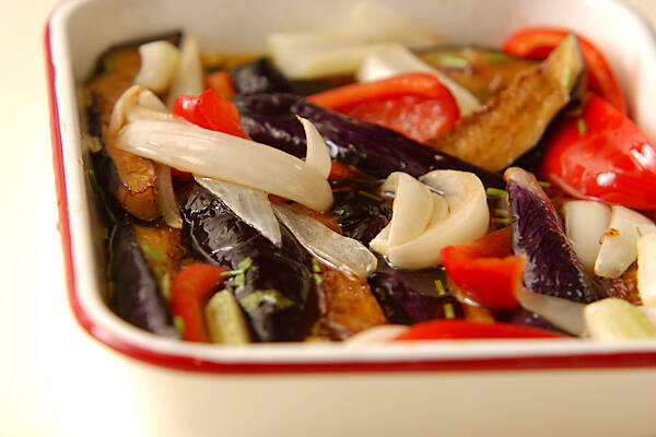 中華風揚げナスマリネの作り方の手順4