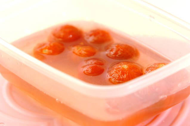 冷やしプチトマトの作り方の手順2