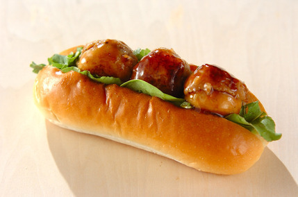 マッシュミートボールサンド