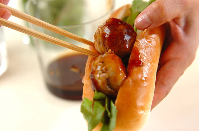 マッシュミートボールサンドの作り方の手順7