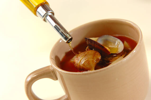 アサリのトマトスープの作り方の手順5