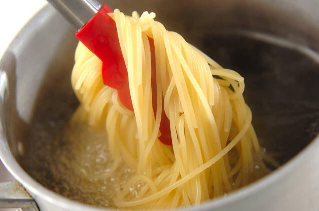 タケノコのペペロンチーノの作り方の手順3