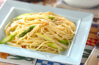 タケノコのペペロンチーノ