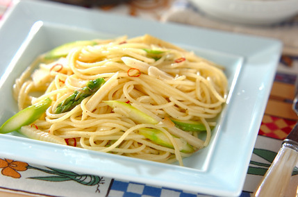 タケノコのペペロンチーノ