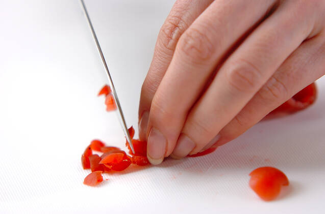 春野菜の卵とじ丼の作り方の手順2