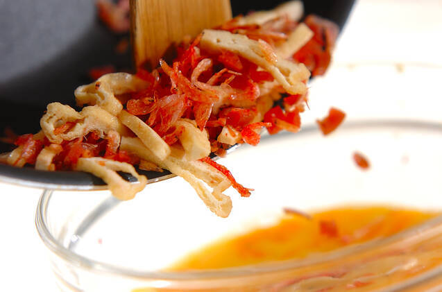 春野菜の卵とじ丼の作り方の手順5