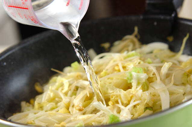 炒め野菜のサラダの作り方の手順5