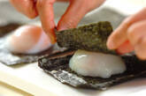 卵のり天ぷらの作り方1