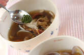 アサリとキノコのガーリックスープの作り方4