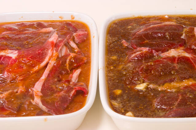 おうちで本格ジンギスカン！つけダレ染みた野菜も美味しい！の作り方の手順1