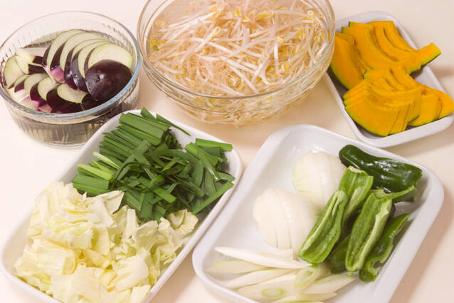 おうちで本格ジンギスカン！つけダレ染みた野菜も美味しい！の作り方の手順2