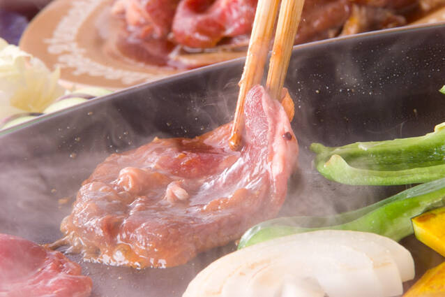 おうちで本格ジンギスカン！つけダレ染みた野菜も美味しい！の作り方の手順10