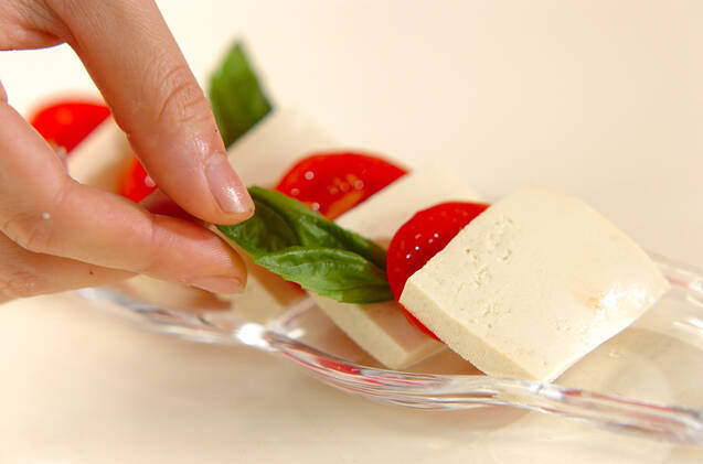 豆腐カプレーゼの作り方の手順4