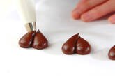 ハートのブランデーチョコの作り方3