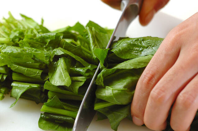 ホウレン草スープの作り方の手順1