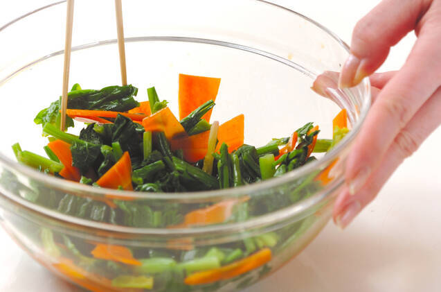 ほうれん草ののり和えの作り方の手順6