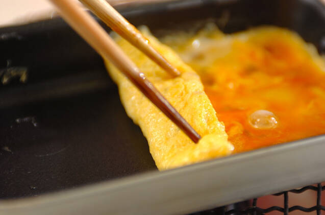 ザーサイ卵焼きの作り方の手順2