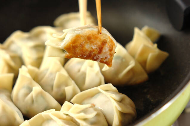 プリプリエビ入り餃子の作り方の手順8