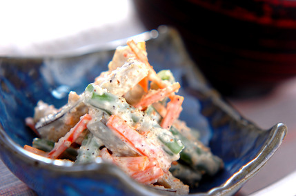 焼き明太ゴボウサラダ