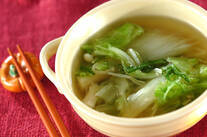 白菜のスープ