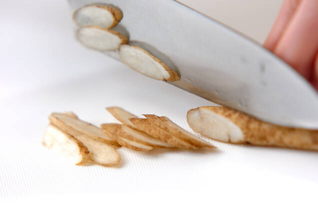 春野菜とアサリの炒め丼の作り方の手順2