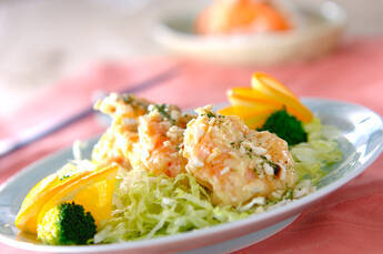 エビのマヨ和え