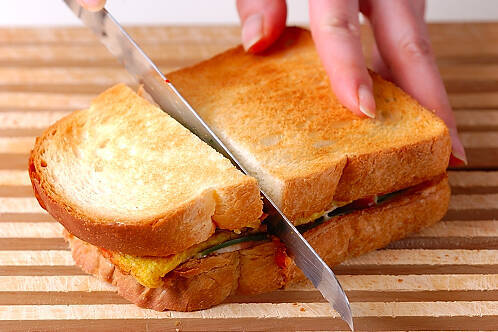 キムチのサンドイッチの作り方の手順10