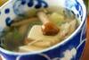 豆腐とキノコのスープの作り方の手順