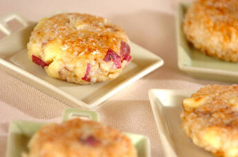 むくみ防止・サツマイモ焼き玄米もち