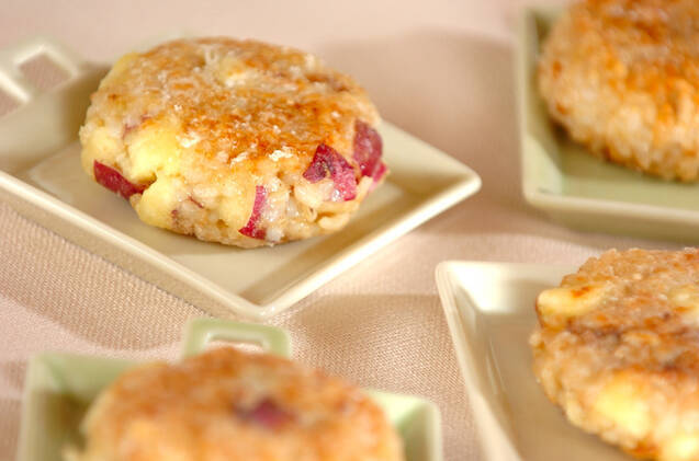 むくみ防止・サツマイモ焼き玄米もち