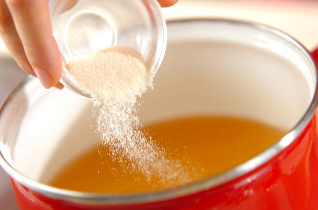 トマトカップの冷製パスタの作り方の手順3