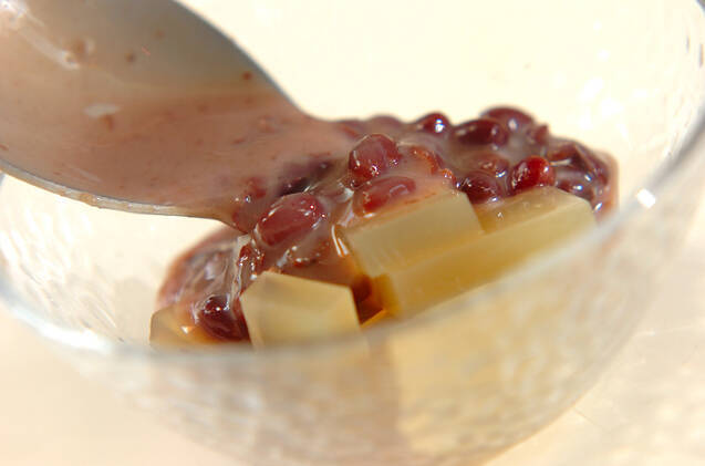 煎茶かん小豆汁粉の作り方の手順4