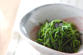 青菜のゴマ汚し