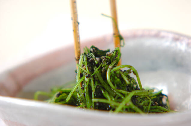 青菜のゴマ汚しの作り方の手順4