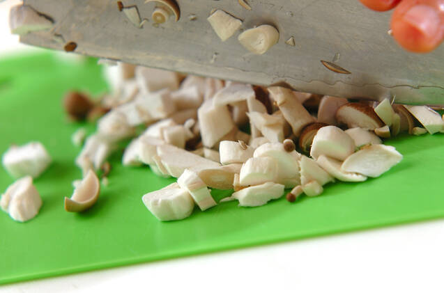 ホウレン草のガーリックサラダの作り方の手順2