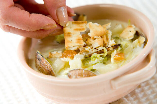 アサリのチャウダーの作り方の手順9