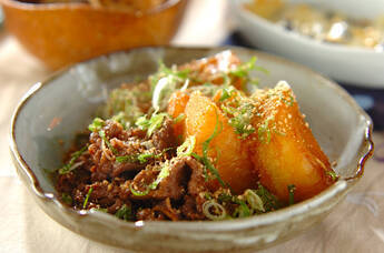 大根と牛肉の韓国すき煮