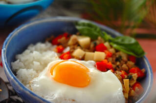 簡単お手軽！豚ひき肉の本格ガパオライス