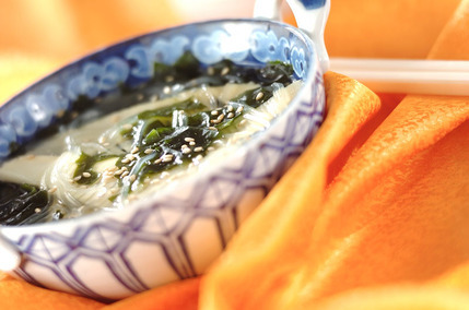 ワカメの中華スープ