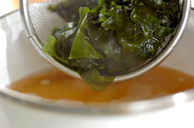 ワカメの中華スープの作り方の手順5