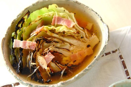 焼きキャベツのスープ